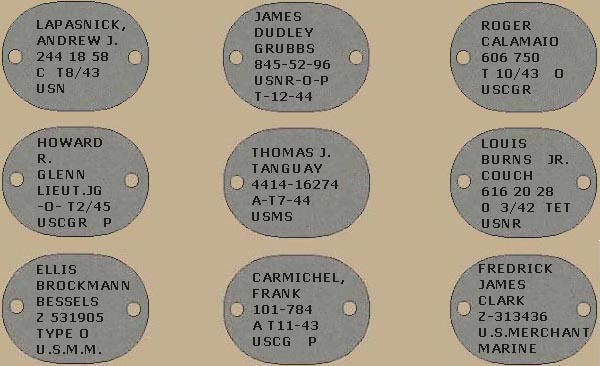 Sample Dog Tags